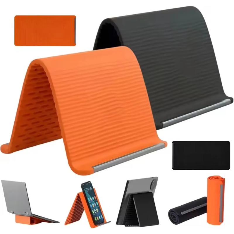 Tablet Phone Accessories - Гибкий складной силиконовый держатель для телефона,