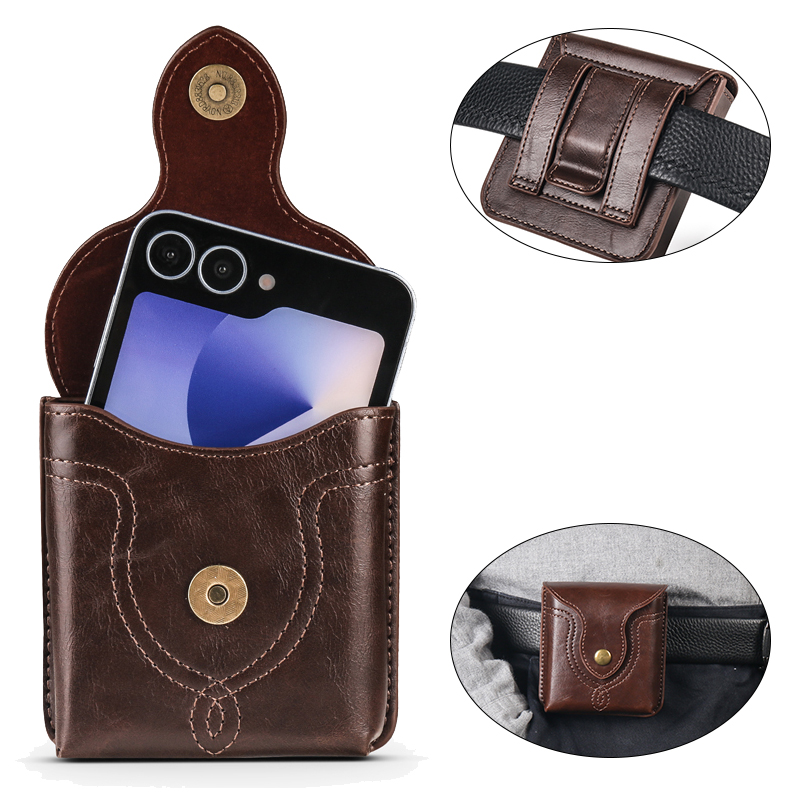 Motorola Tablet Accessories - Универсальный кожаный чехол для складных телефонов