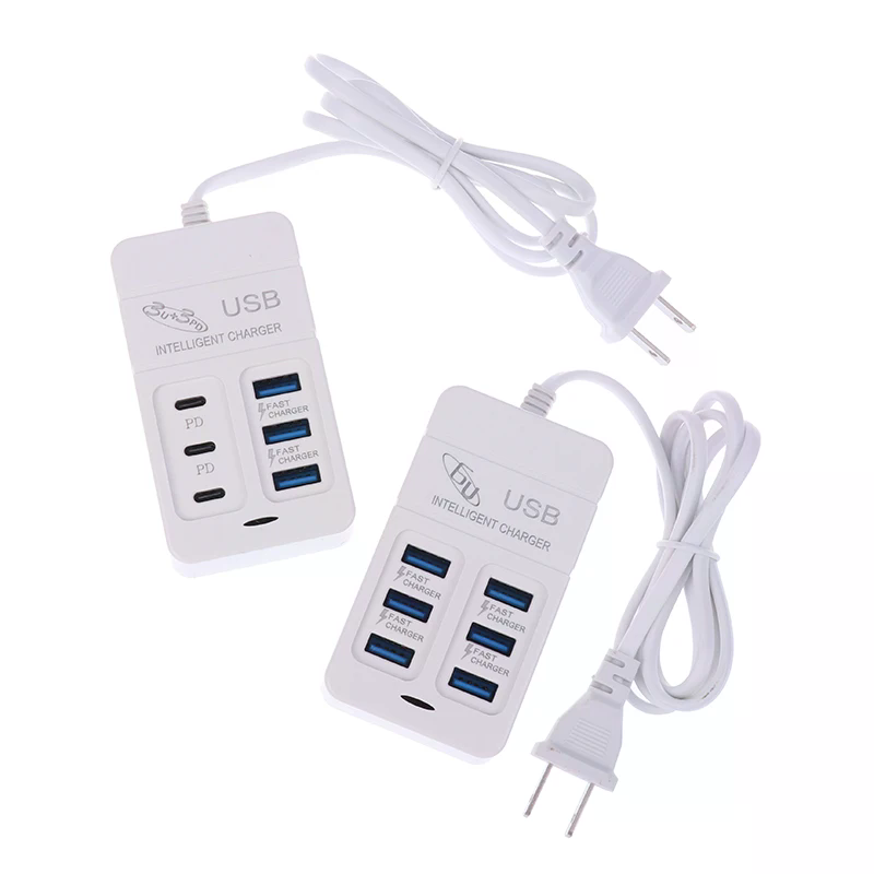 1 шт., вилка стандарта США, 6  – обзор и цена Usb Hub Type C