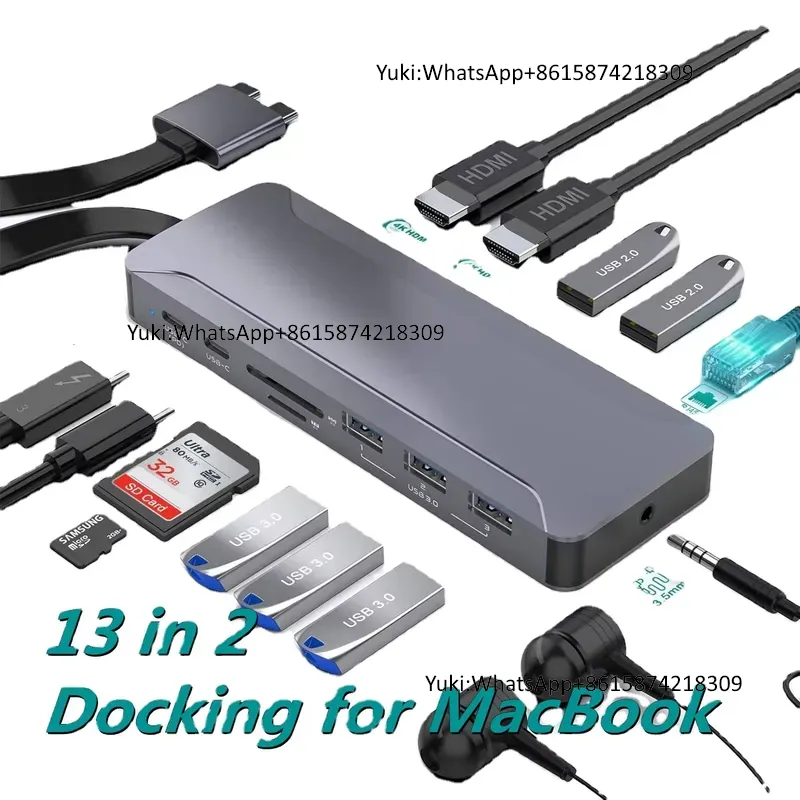 Популярная док-станция с двумя – обзор и цена Usb Hub Type C