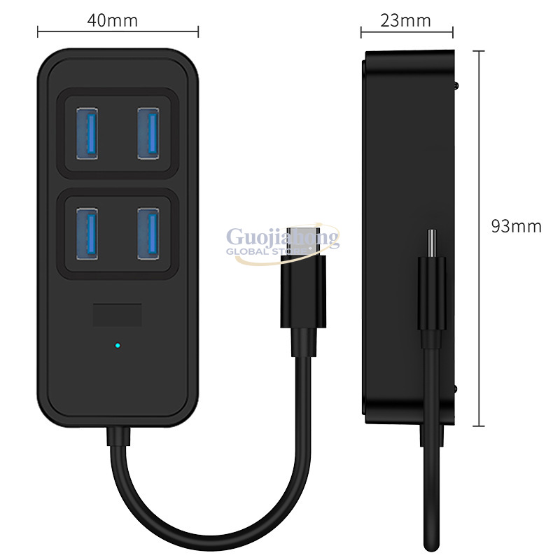 Многопортовый USB 3.0 хаб для  – обзор и цена Usb Hub Type C