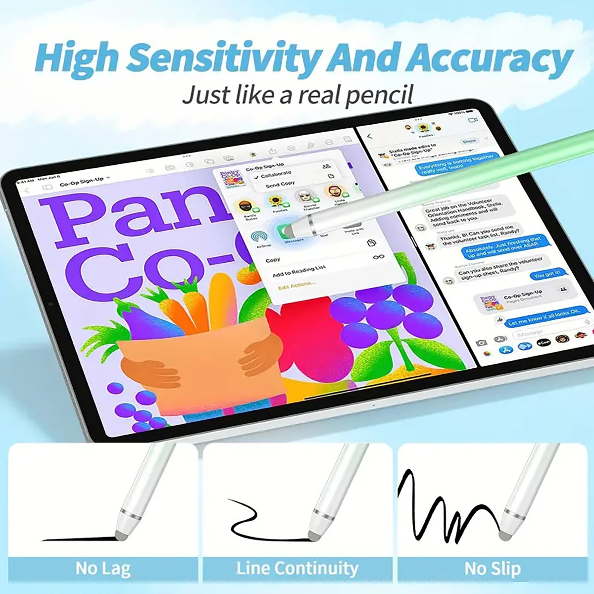 Набор из 1 сенсорной ручки, по – обзор и цена Tablet Pencil Accessories