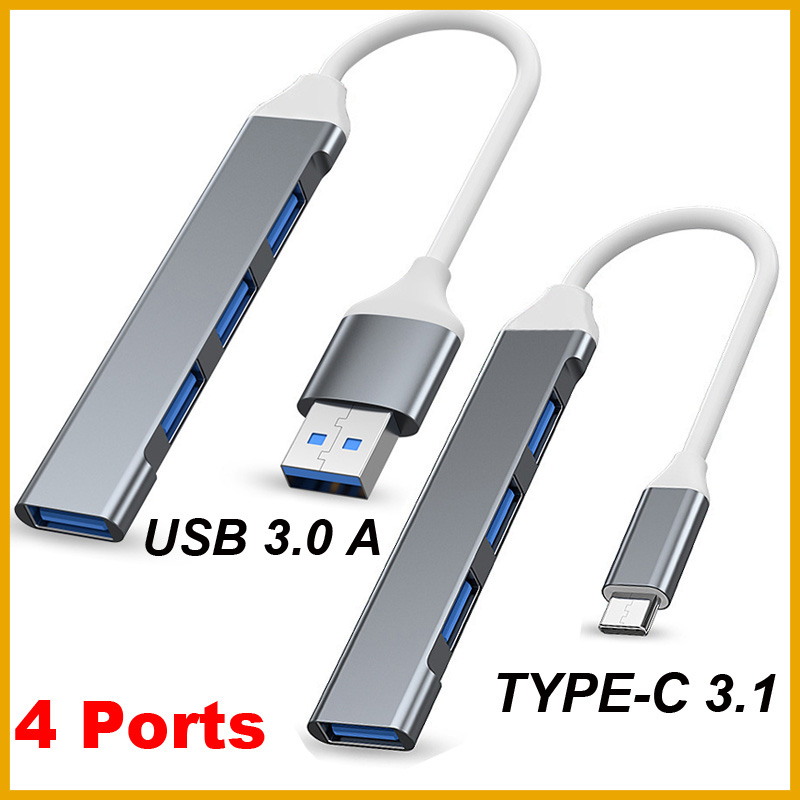 USB-хаб 3.0 TYPE-C 3.1 с 4 пор – обзор и цена Usb Hub Type C