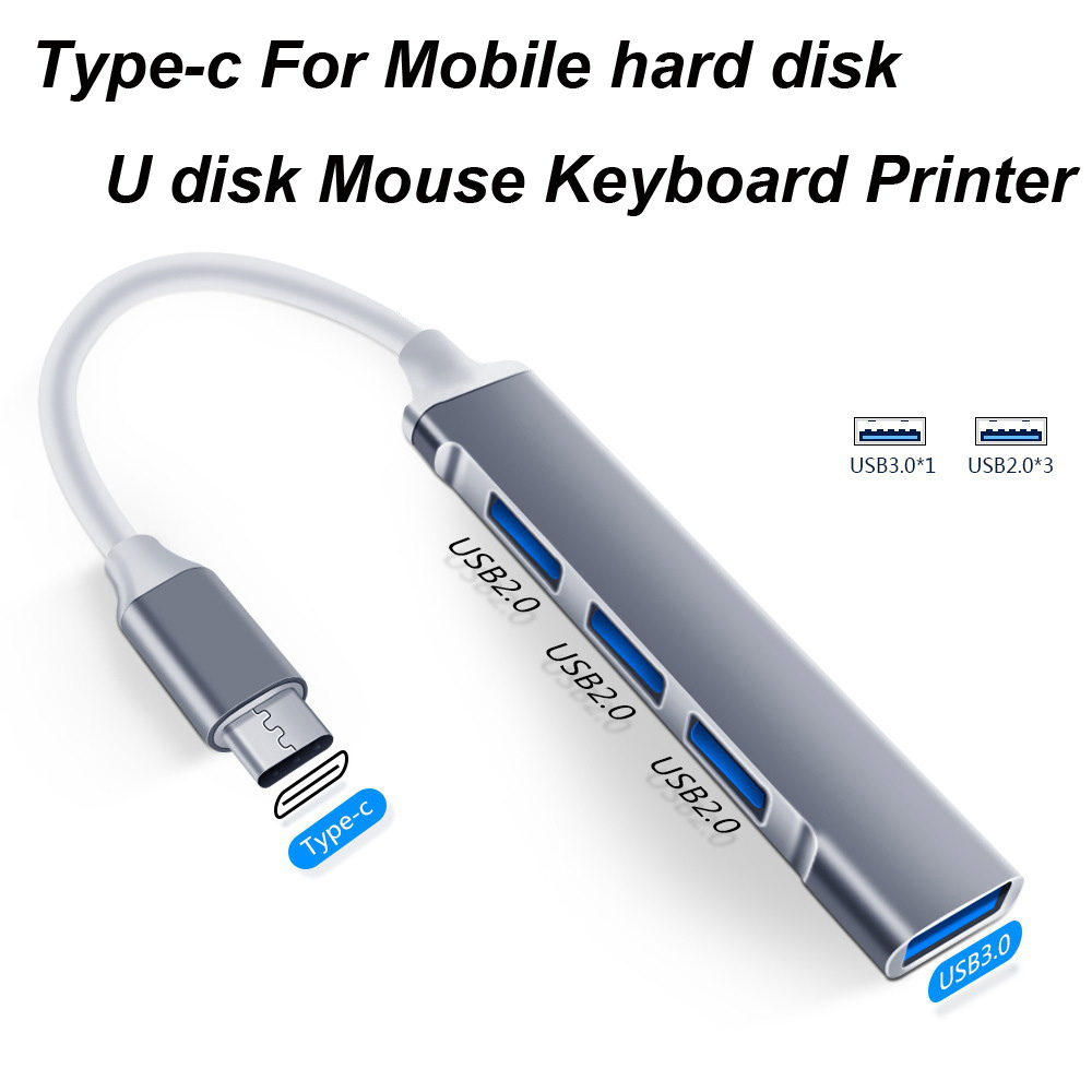 USB-хаб 3.0 TYPE-C 3.1 с 4 пор – обзор и цена Usb Hub Type C